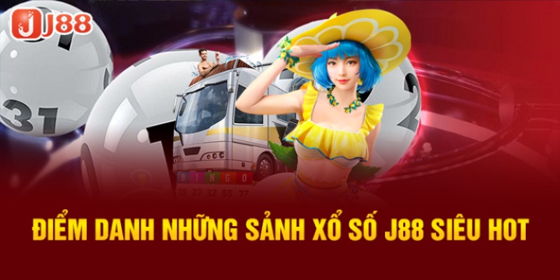 Sảnh xổ số J88 còn nổi bật với sự đa dạng trong các hình thức chơi